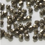 Zdjęcie - Fire Polish Coated Metalic Antic Platium (18549CR) 3mm